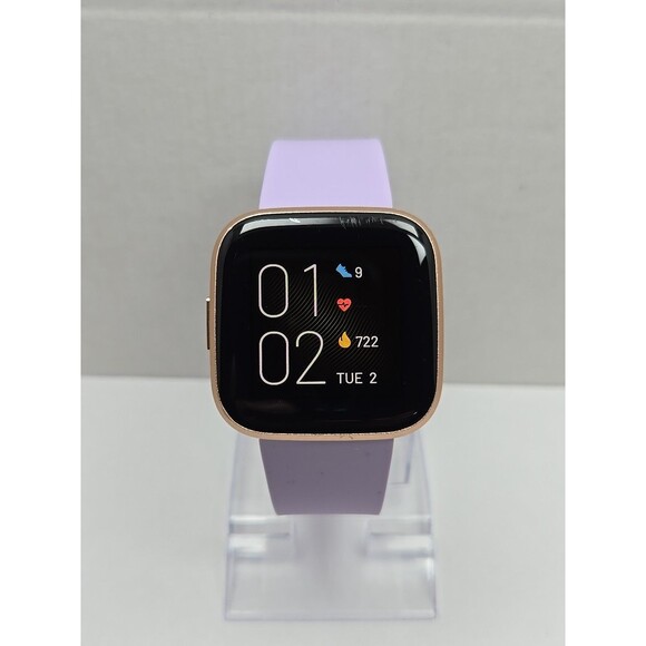 Fitbit Versa 2 Smartwatch Gray 40mm Alexa WR50M Always On Display No Charger - Picture 1 of 10